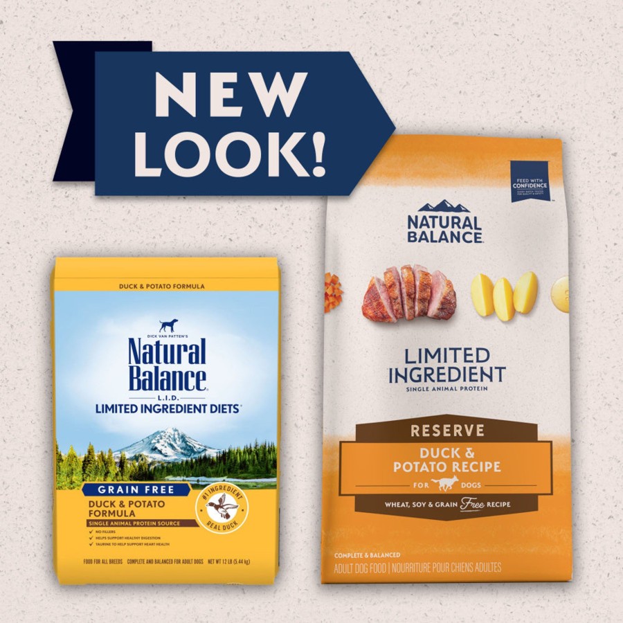 Dog Natural Balance | Natural Balance Limited Ingredient Reserve Grain Free Duck & Potato Recipe Dry Dog Food