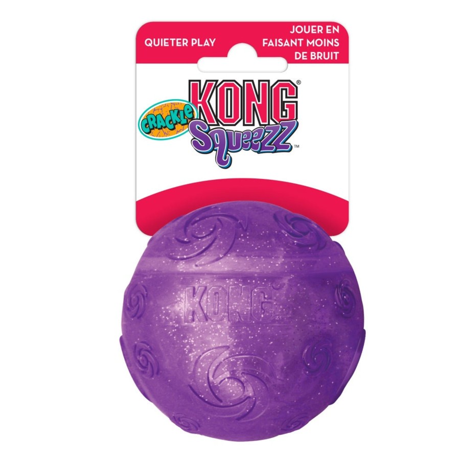 Dog KONG | Kong Squeezz Crackle Ball Dog Toy