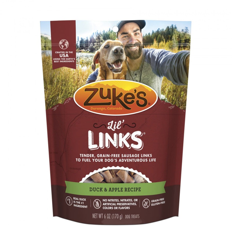 Dog Zukes | Zukes Lil' Links Grain Free Duck And Apple Recipe For Dogs