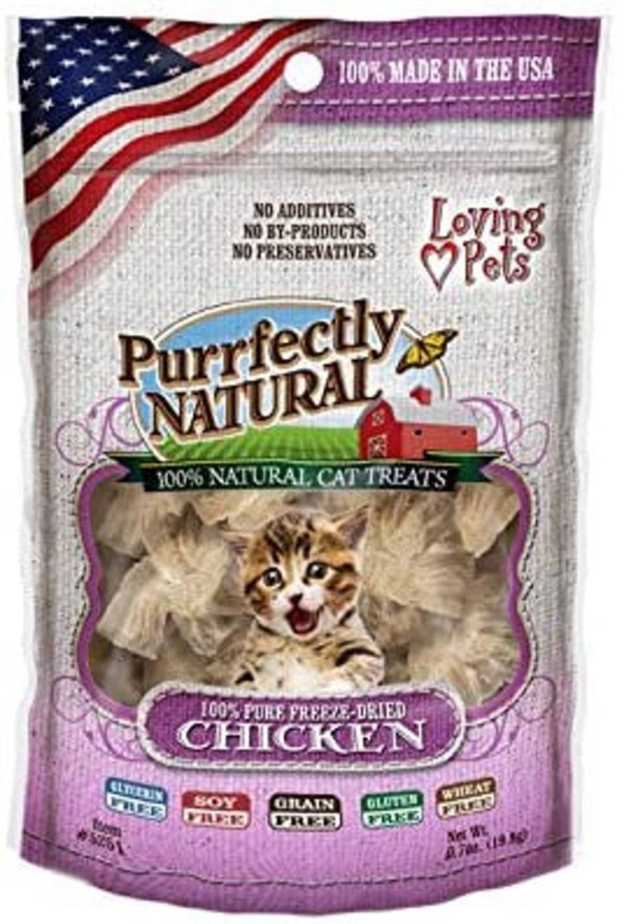 Cat Loving Pets | Loving Pets Purrfectly Natural Freeze Dried Chicken Cat Treats