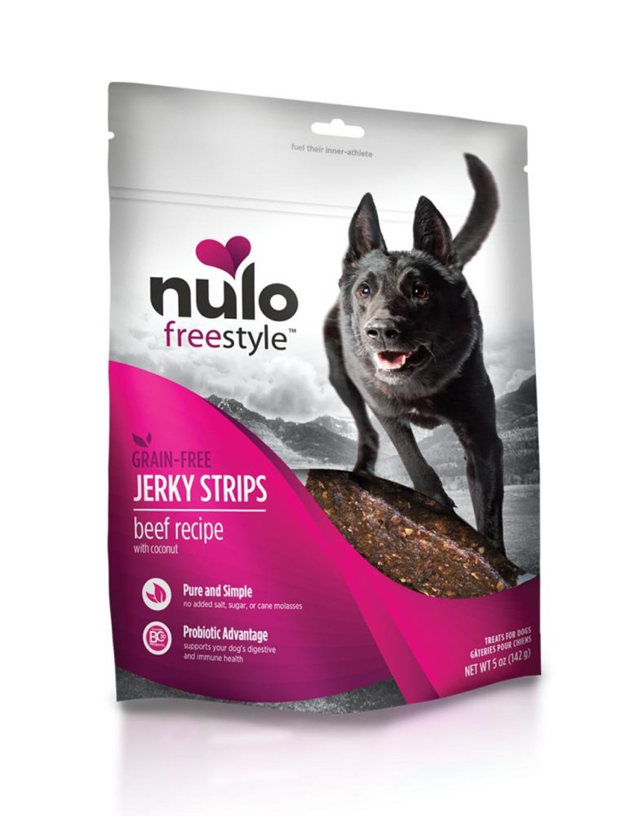 Dog Nulo | Nulo Freestyle Grain Free Beef & Coconut Recipe Jerky Dog Treats