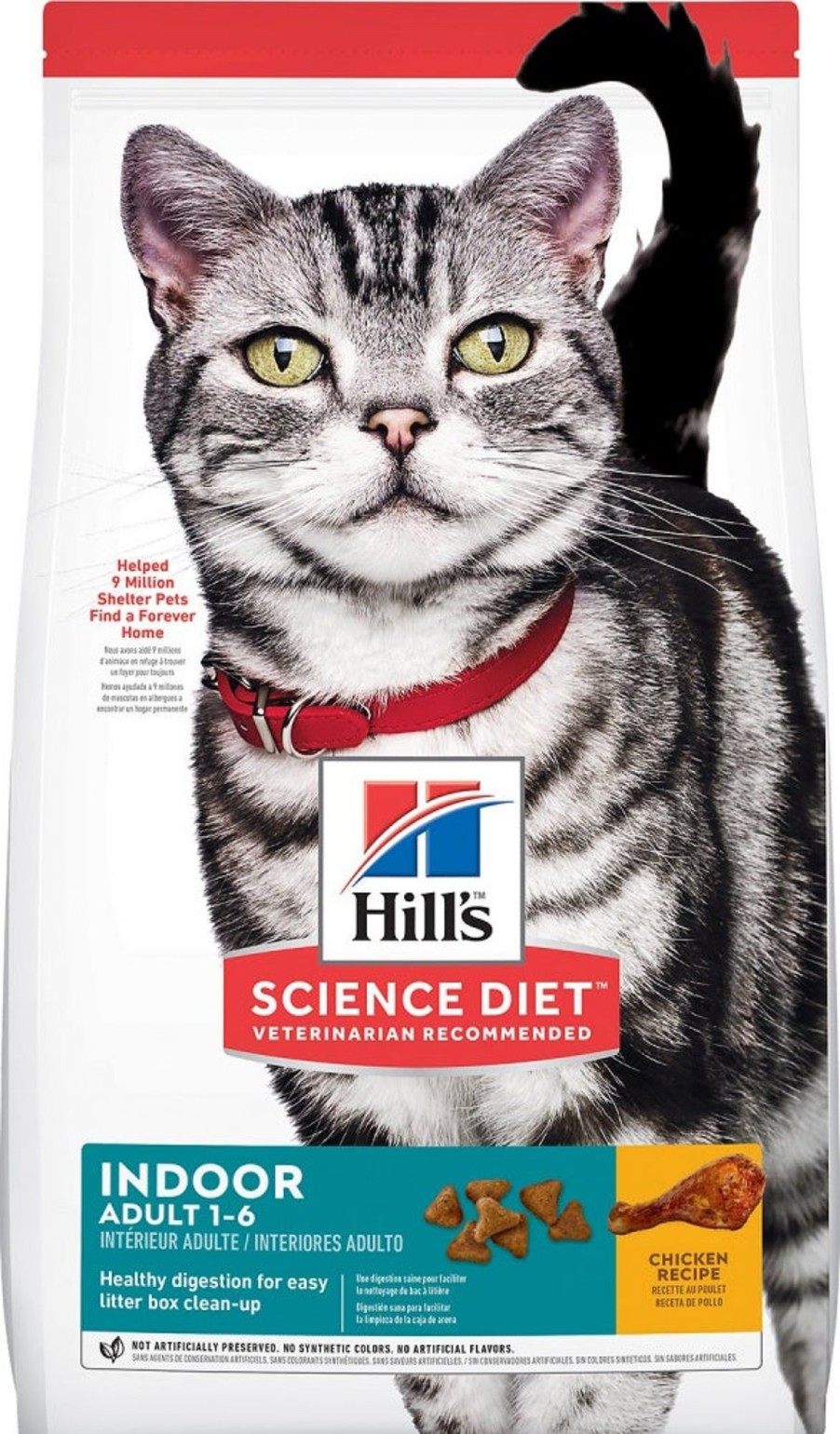 Cat Hill's Science Diet Dry Food | Hill'S Science Diet Adult Indoor Chicken Recipe Dry Cat Food