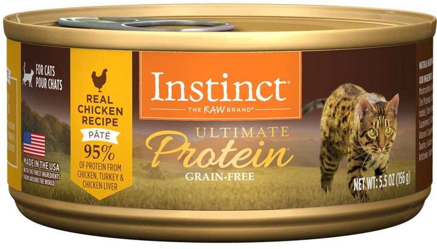 Cat Nature's Variety Wet Food | Instinct Ultimate Protein Grain Free Chicken Formula Canned Cat Food