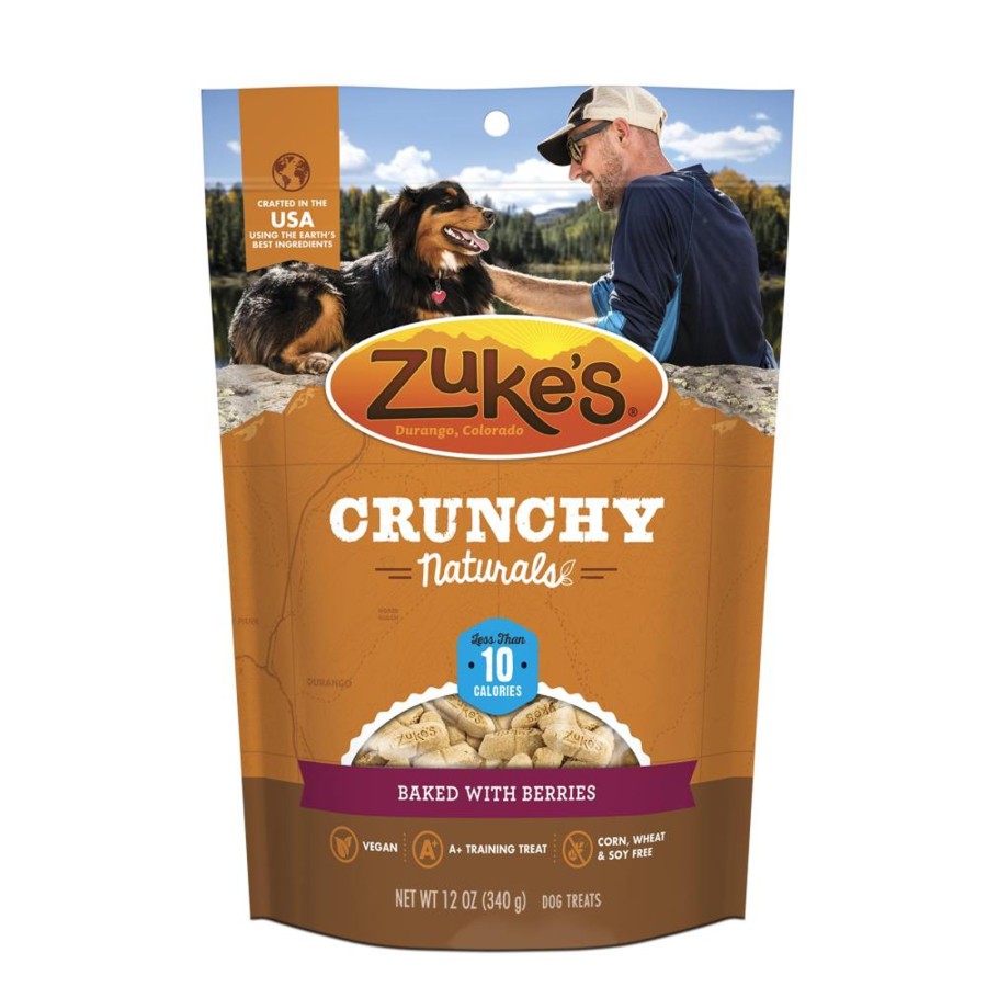 Dog Zukes | Zukes Crunchy Naturals Baked With Berries 10S Dog Treats