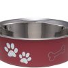 Dog Loving Pets | Loving Pets Merlot Bella Bowl