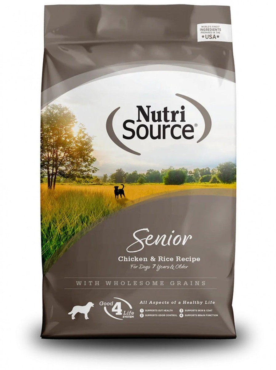 Dog NutriSource | Nutrisource Senior Chicken & Rice Dry Dog Food