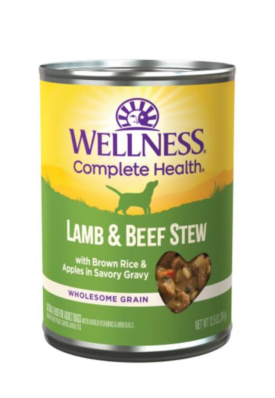 Dog Wellness | Wellness Natural Lamb And Beef Stew With Brown Rice And Apples Wet Canned Dog Food