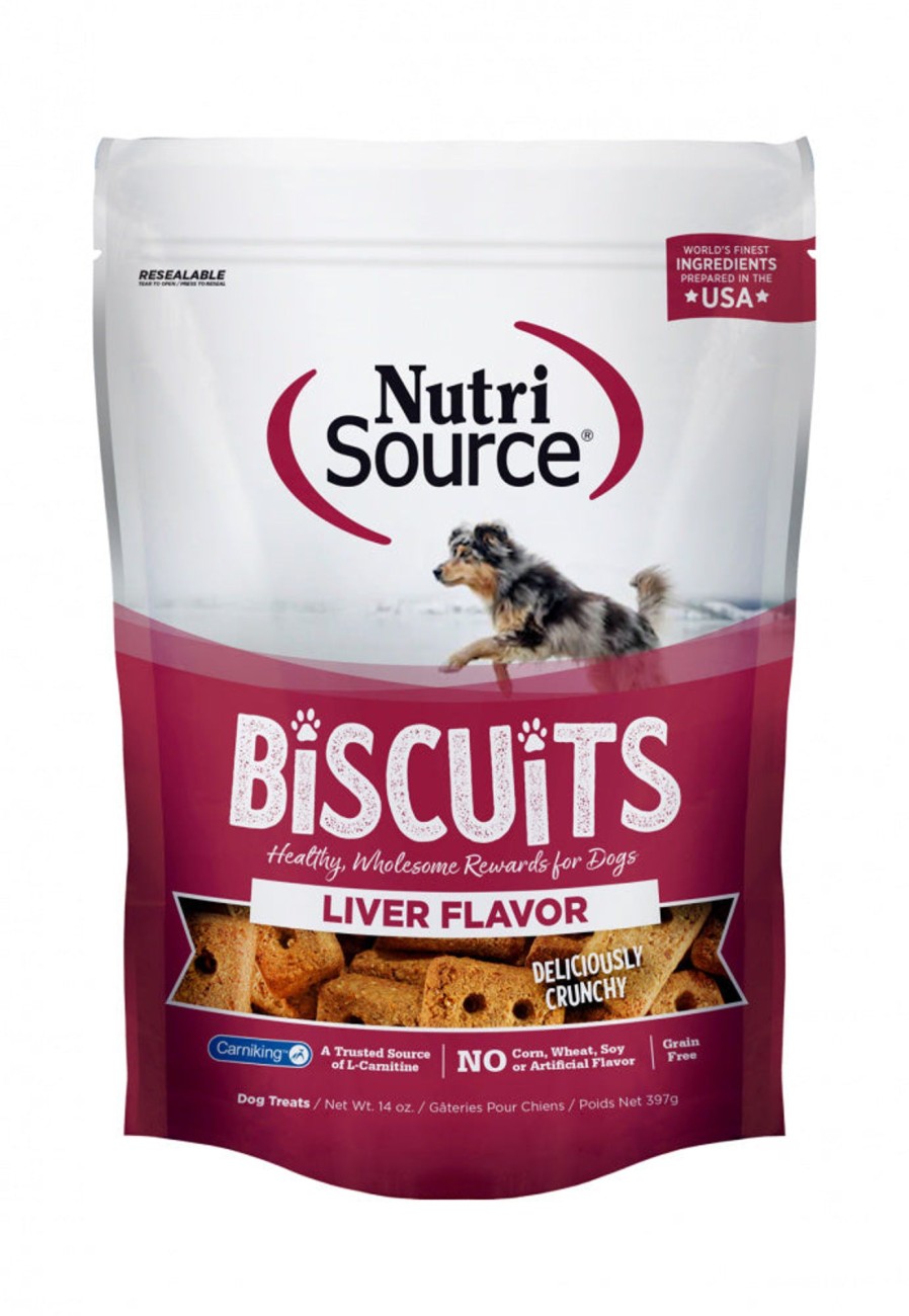 Dog NutriSource | Nutrisource Grain Free Liver Biscuits Dog Treats