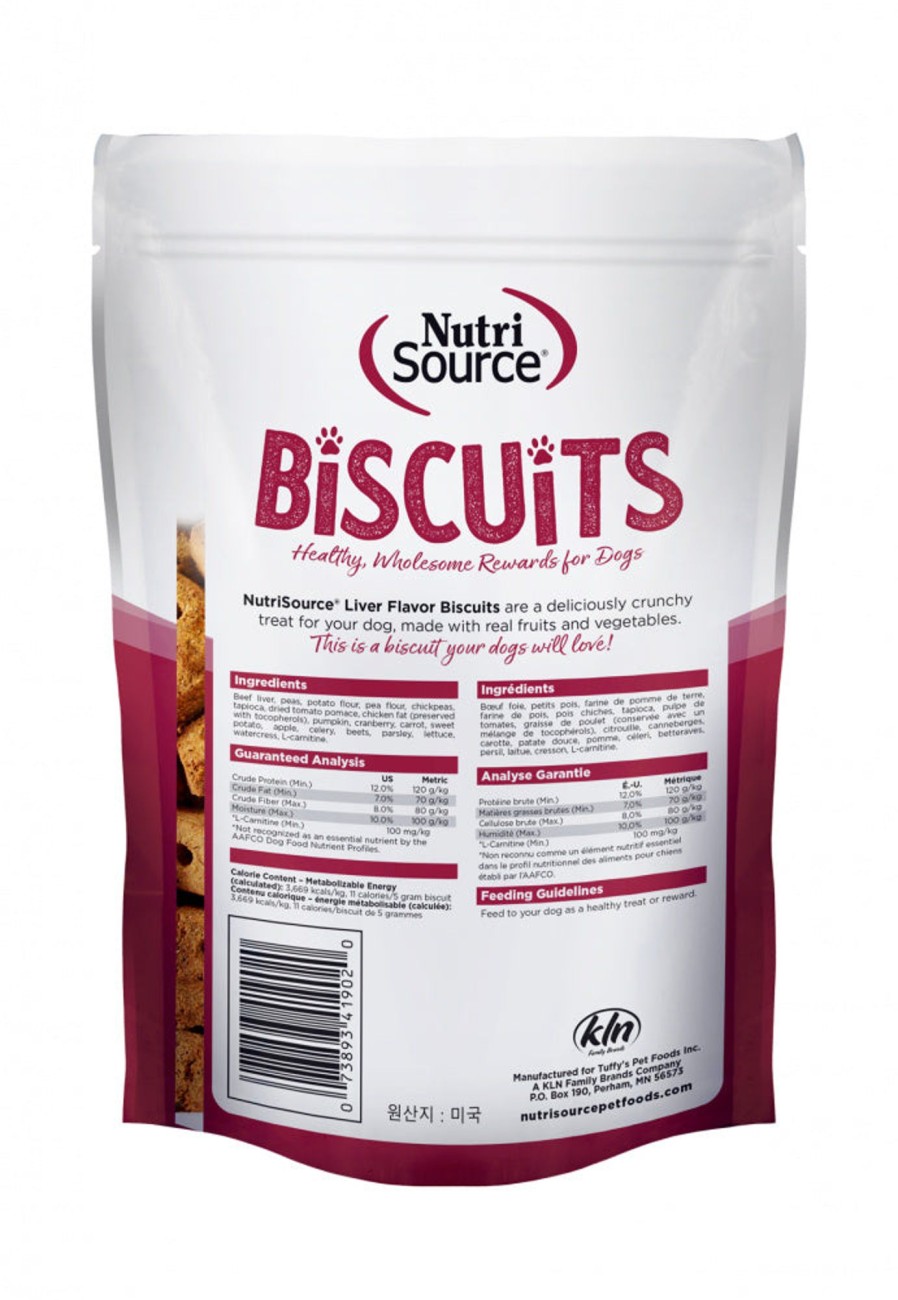 Dog NutriSource | Nutrisource Grain Free Liver Biscuits Dog Treats