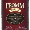 Dog Fromm Wet Food | Fromm Beef & Sweet Potato Pate Grain Free Canned Dog Food