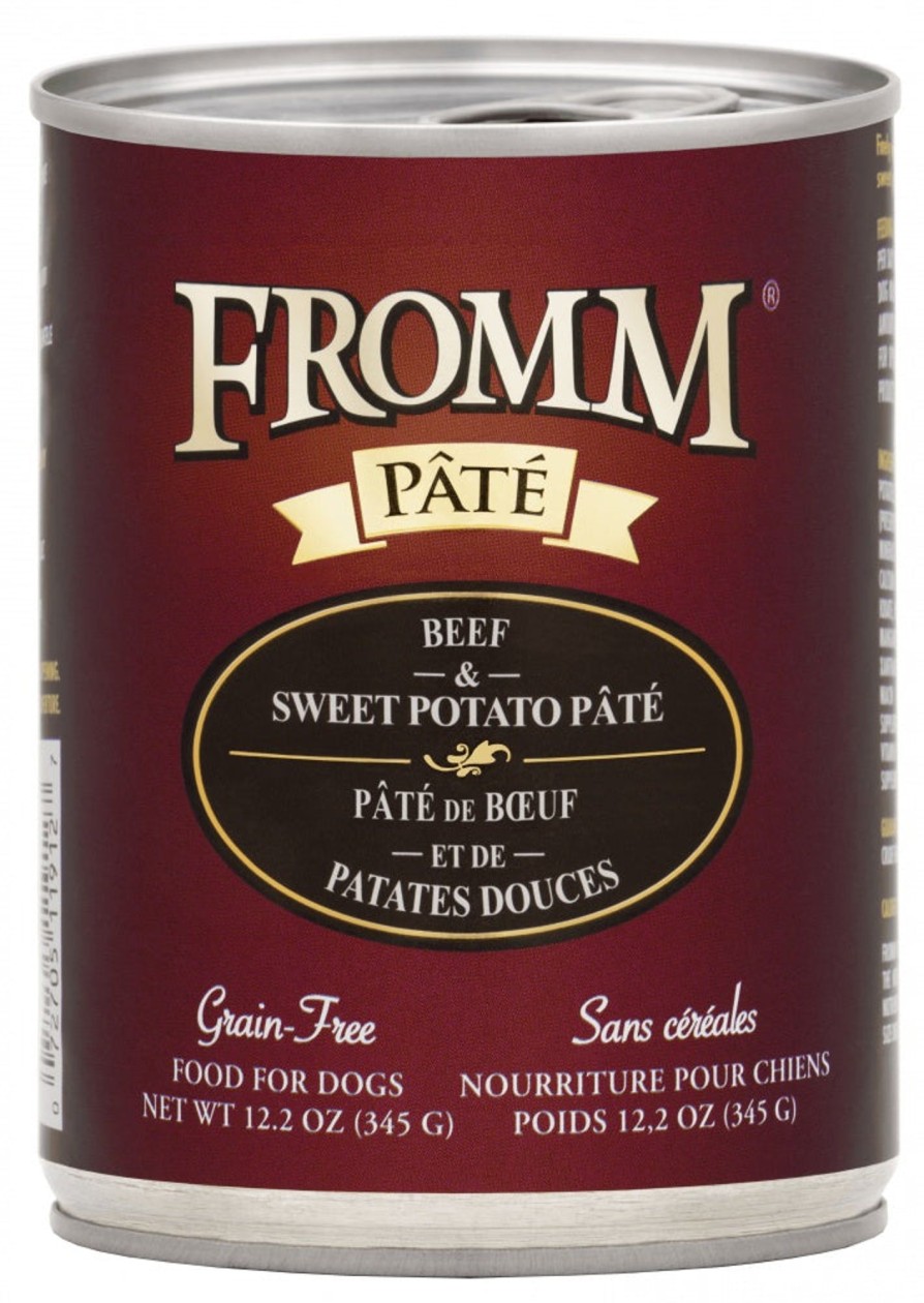 Dog Fromm Wet Food | Fromm Beef & Sweet Potato Pate Grain Free Canned Dog Food