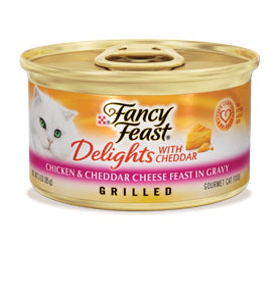 Cat Fancy Feast Wet Food | Fancy Feast Delights-Chicken And Cheese Canned Cat Food