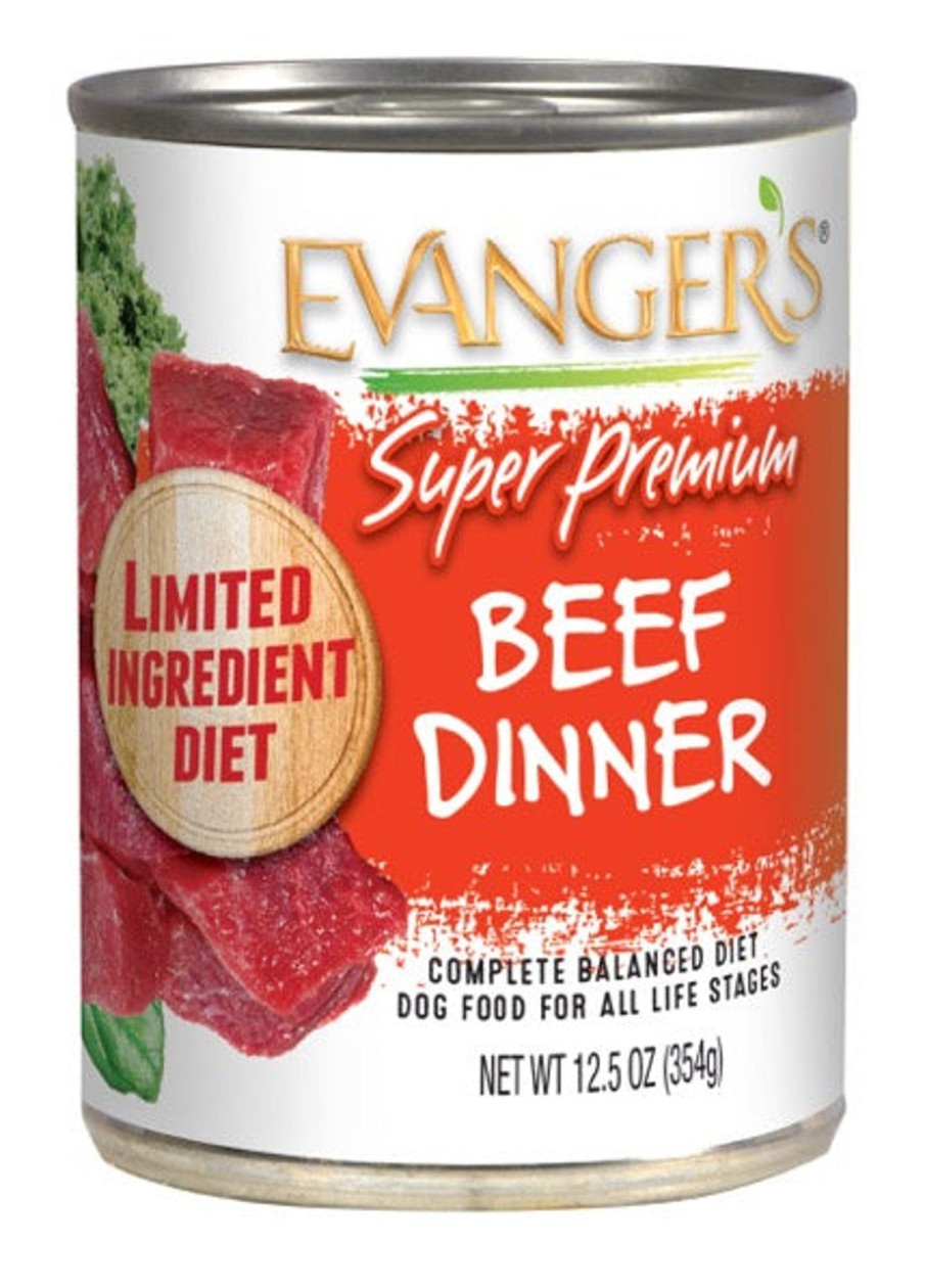 Dog Evangers Wet Food | Evangers Super Premium Beef Dinner Canned Dog Food