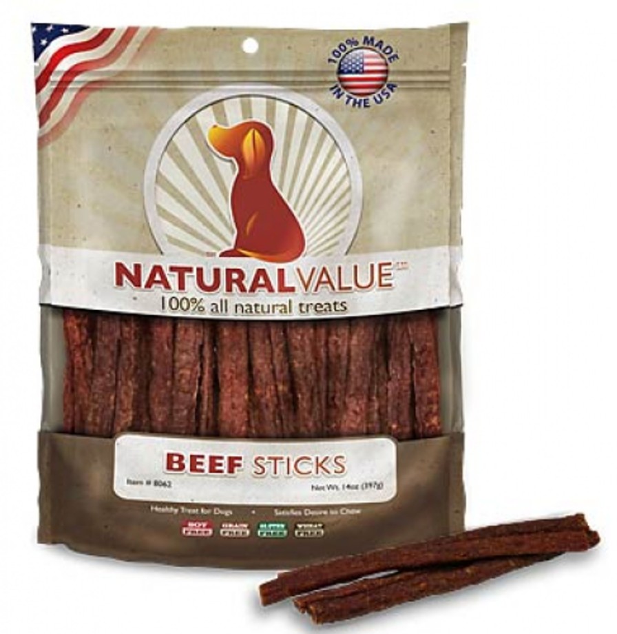 Dog Loving Pets | Loving Pets Natural Value Beef Sticks Dog Treats