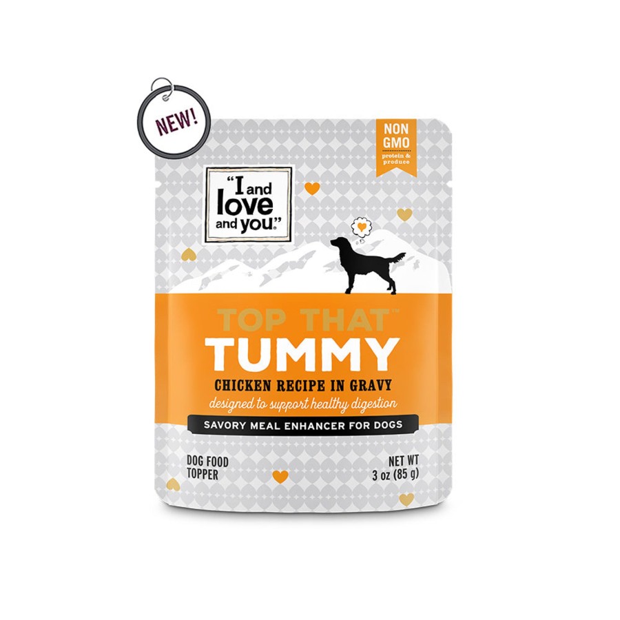 Dog I and Love and You Wet Food | I And Love And You Top That Tummy Chicken Recipe In Gravy Meal Enhancer For Dogs