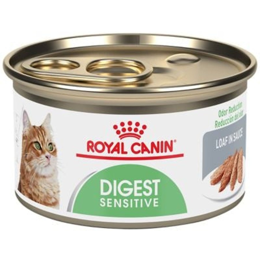 Cat Royal Canin Wet Food | Royal Canin Feline Health Nutrition Digest Sensitive Loaf In Sauce Canned Cat Food