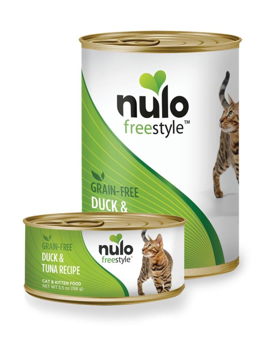 Cat Nulo Wet Food | Nulo Freestyle Grain Free Duck & Tuna Recipe Canned Kitten & Cat Food