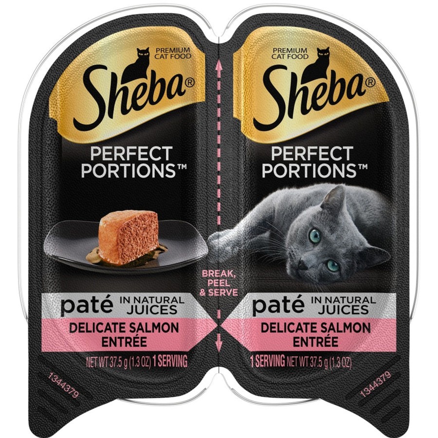 Cat Sheba Wet Food | Sheba Perfect Portions Pate Delicate Salmon Entree Wet Cat Food