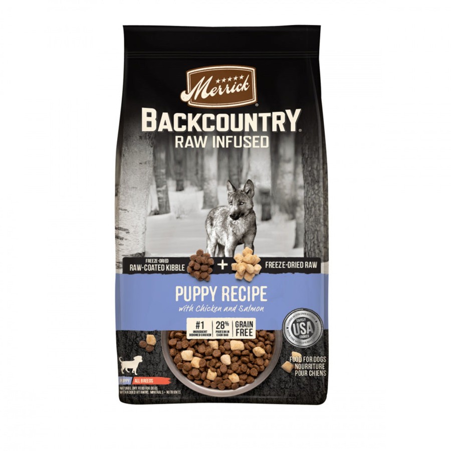 Dog Merrick Freeze Dried | Merrick Backcountry Healthy Grains Premium Dry Puppy Kibble With Freeze Dried Raw Chicken