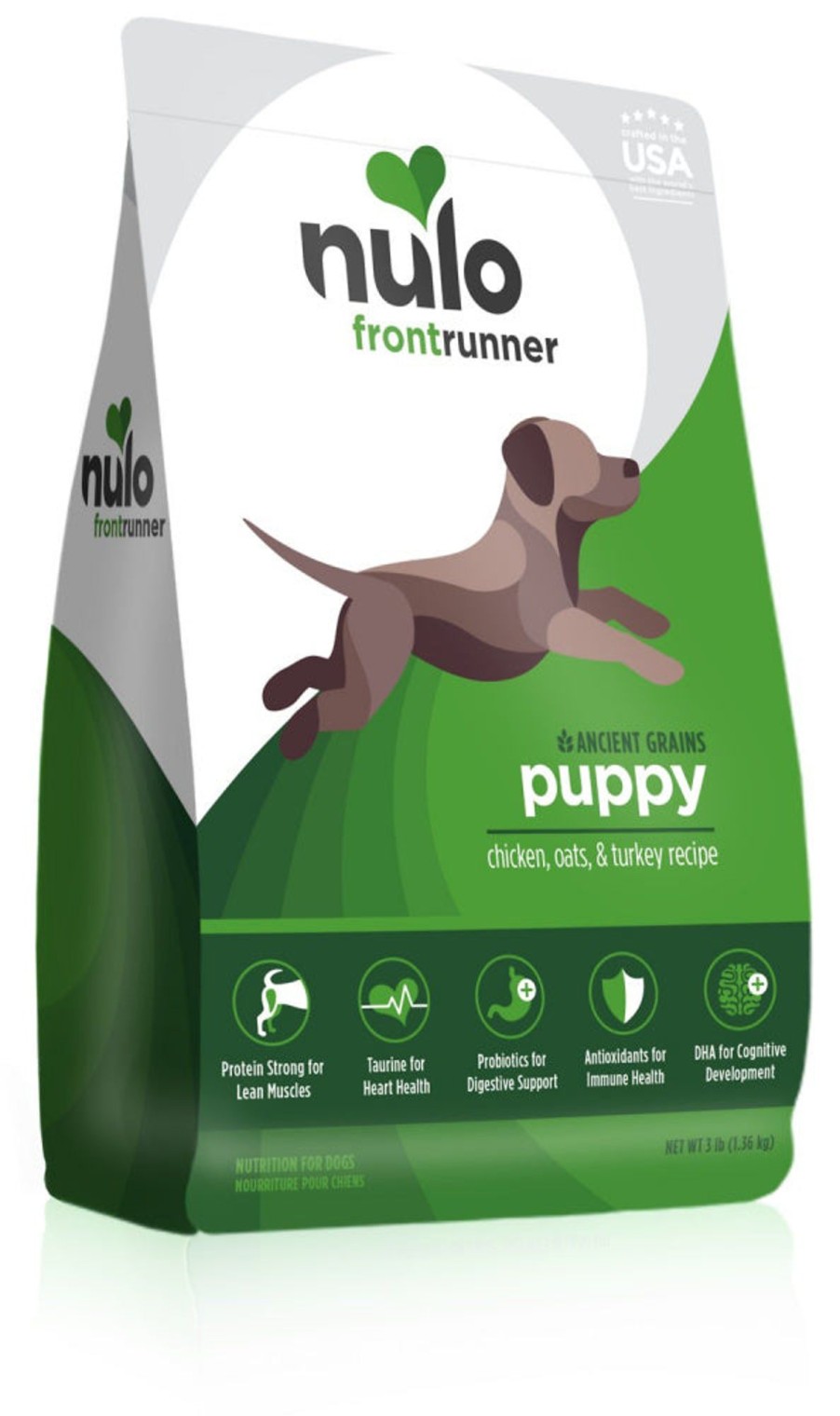 Dog Nulo Dry Food | Nulo Frontrunner Chicken, Oats & Turkey Puppy Dry Dog Food