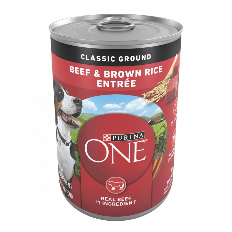 Dog Purina ONE | Purina One Wholesome Beef & Brown Rice Entree Canned Dog Food