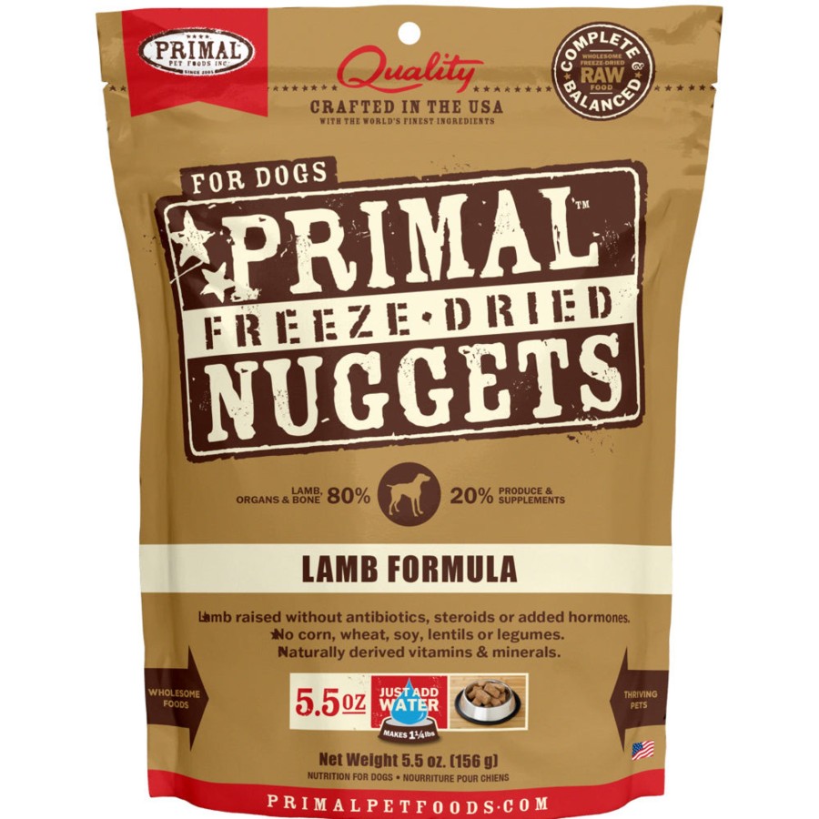 Dog Primal | Primal Freeze Dried Nuggets Grain Free Lamb Formula Dog Food