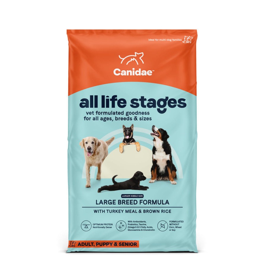 Dog Canidae Dry Food | All Life Stages Large Breed Formula With Turkey Meal & Brown Rice Dry Dog Food