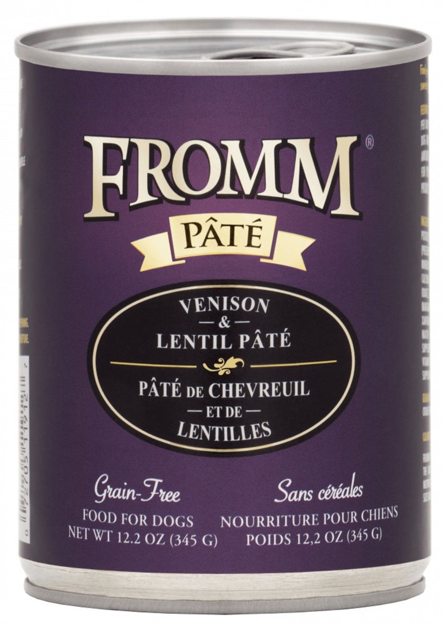 Dog Fromm Wet Food | Fromm Venison & Lentil Pate Grain Free Canned Dog Food