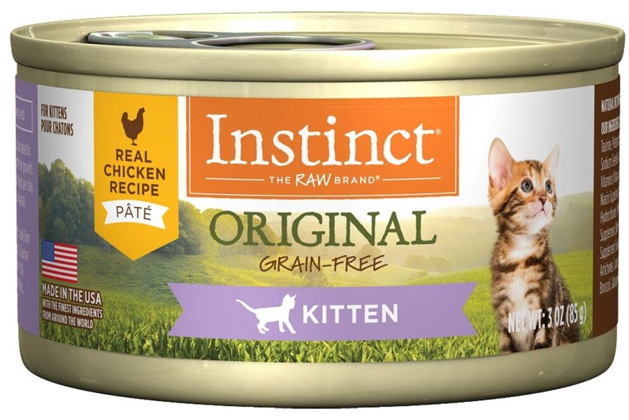 Cat Nature's Variety Wet Food | Instinct Kitten Grain Free Chicken Recipe Natural Canned Cat Food