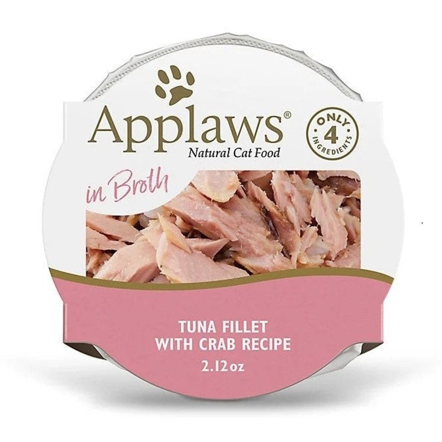 Cat Applaws Wet Food | Applaws Natural Wet Tuna Fillet With Crab In Broth