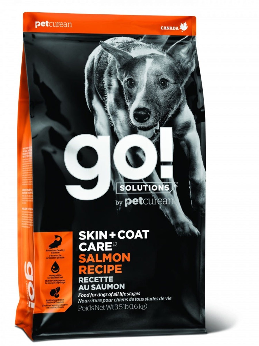 Dog Petcurean Dry Food | Petcurean Go! Solutions Skin + Coat Care Salmon Recipe Dry Dog Food