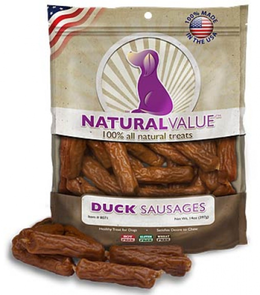 Dog Loving Pets | Loving Pets Natural Value Duck Sausages Dog Treats