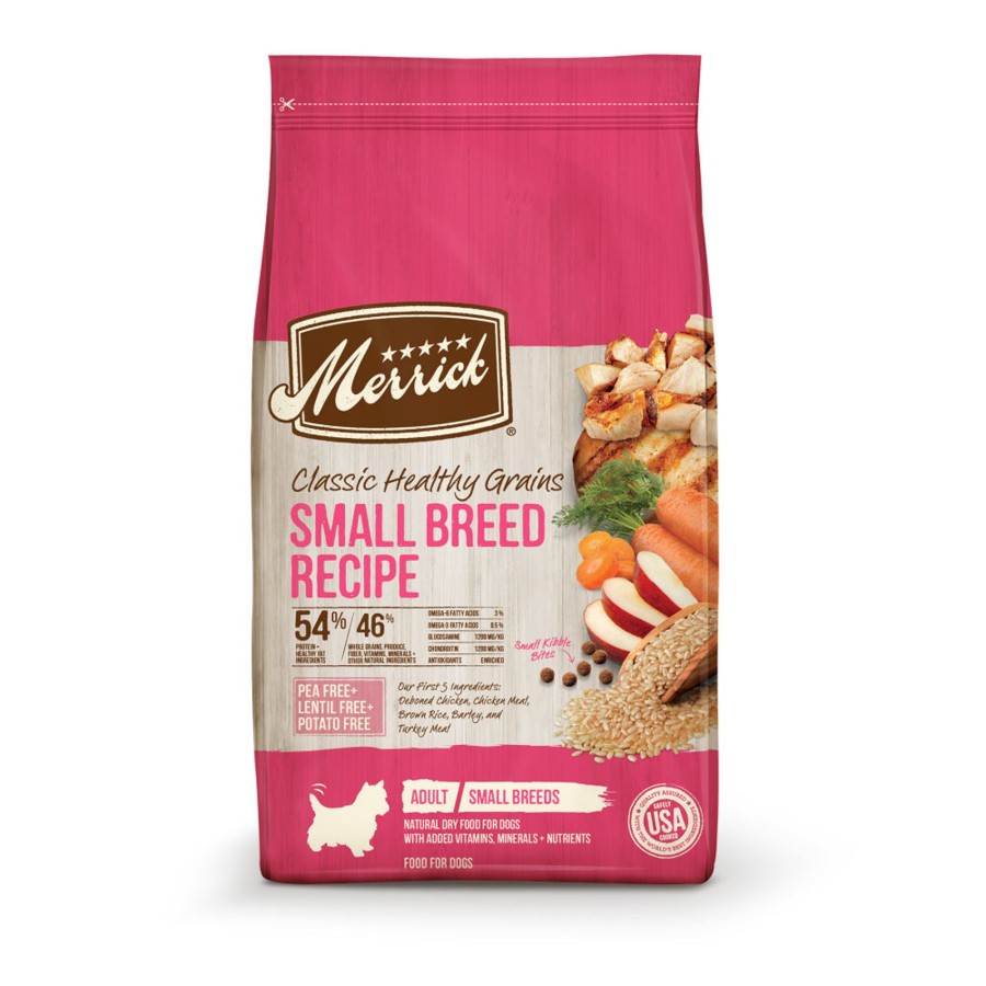 Dog Merrick Dry Food | Merrick Classic Healthy Grains Small Breed Recipe Dry Dog Food