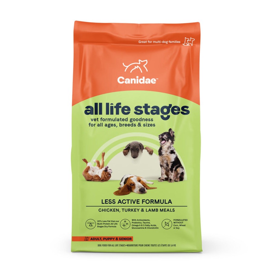 Dog Canidae Dry Food | All Life Stages Less Active Formula With Chicken, Lamb & Fish Dry Dog Food