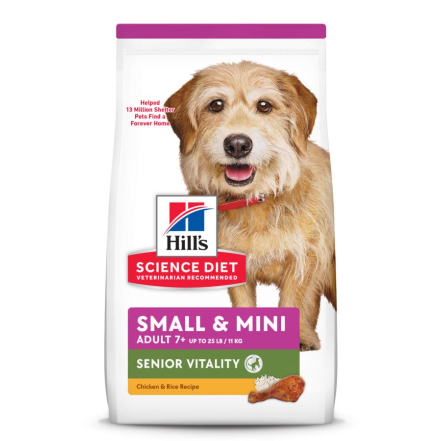 Dog Hill's Science Diet Dry Food | Hill'S Science Diet Adult 7+ Senior Vitality Small & Mini Chicken & Rice Recipe Dog Food