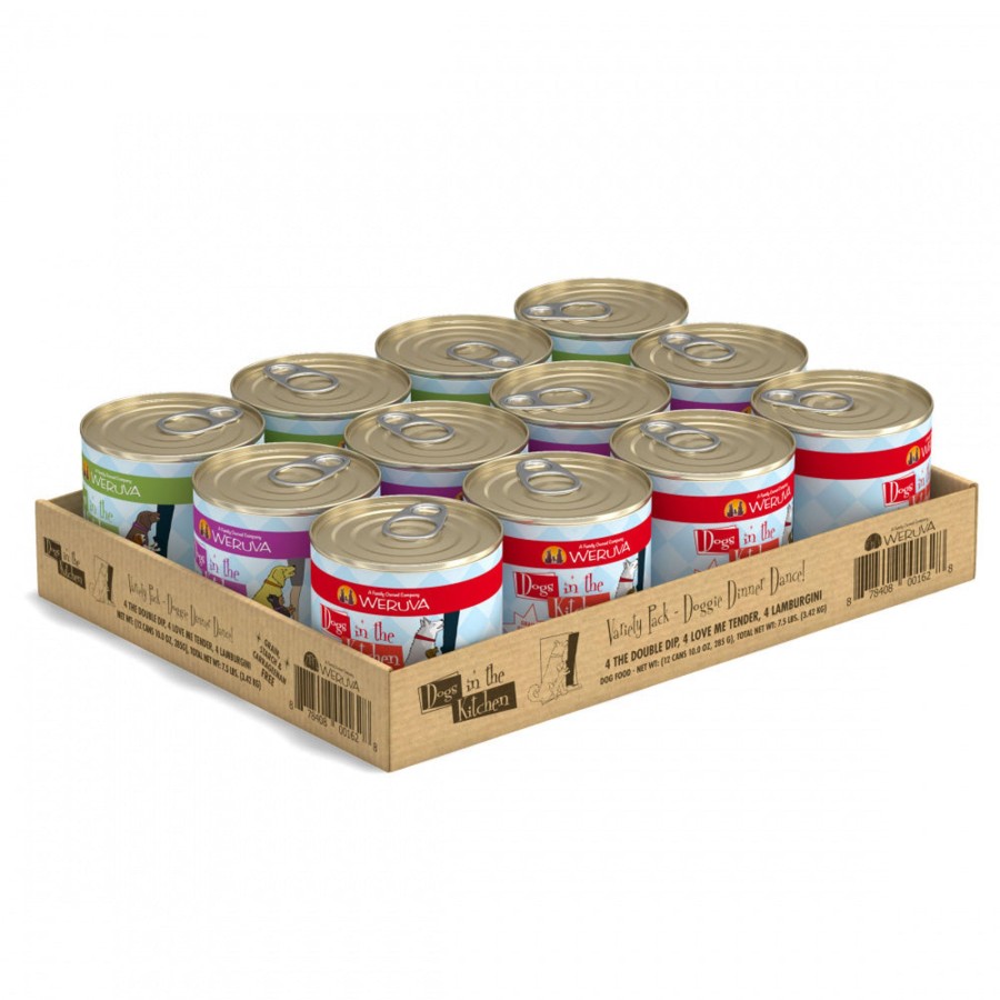 Dog Weruva | Weruva Dogs In The Kitchen Grain Free Doggie Dinner Dance! Variety Pack Canned Dog Food