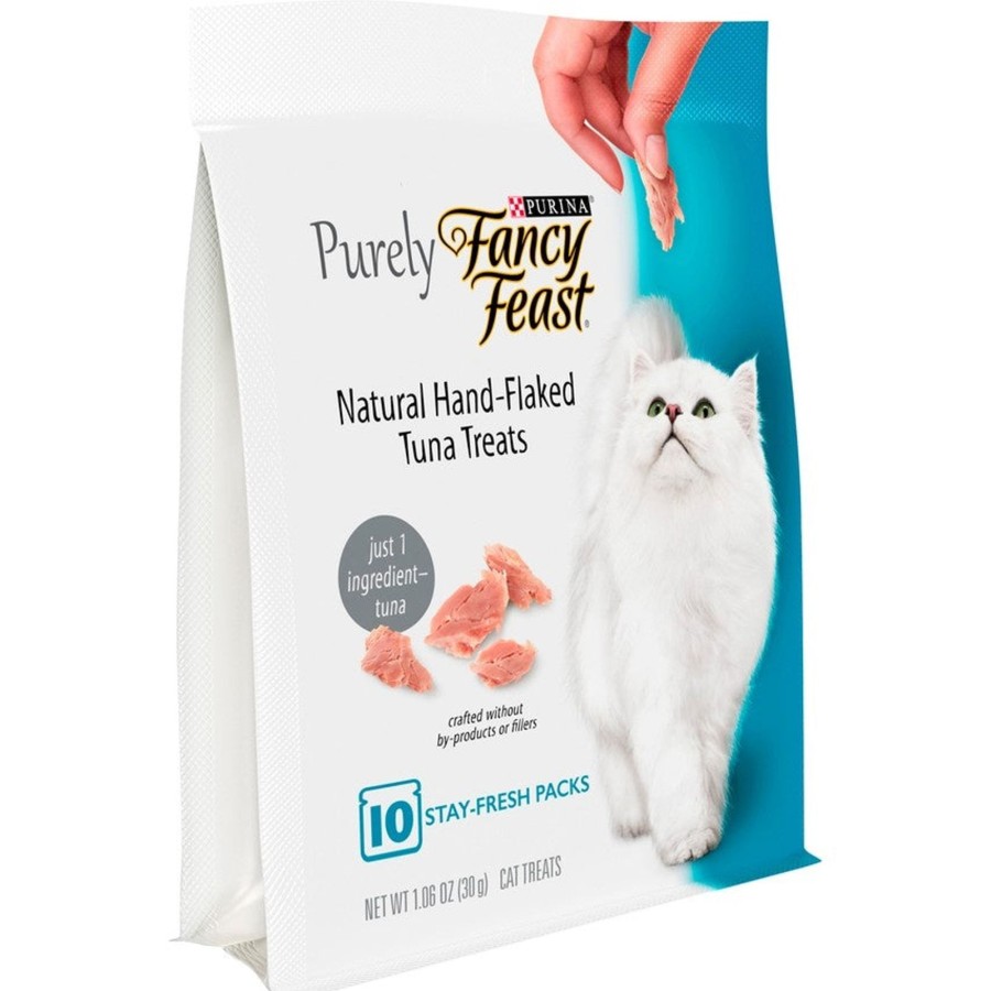 Cat Fancy Feast | Fancy Feast Purely Natural Hand-Flaked Tuna Cat Treats