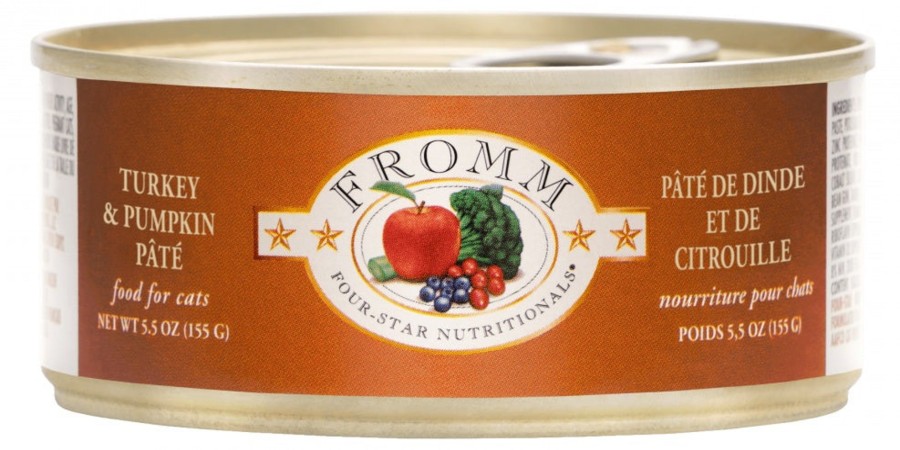 Cat Fromm Wet Food | Fromm Four Star Turkey & Pumpkin Pate Canned Cat Food