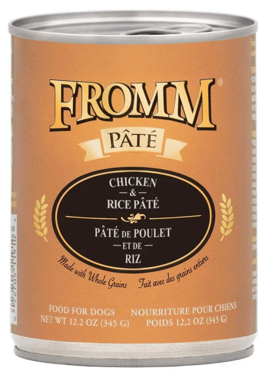 Dog Fromm Wet Food | Fromm Chicken & Rice Pate Canned Dog Food