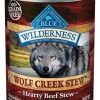 Dog Blue Buffalo Wet Food | Blue Buffalo Wilderness Wolf Creek Stew Grain-Free Hearty Beef Stew Adult Canned Dog Food