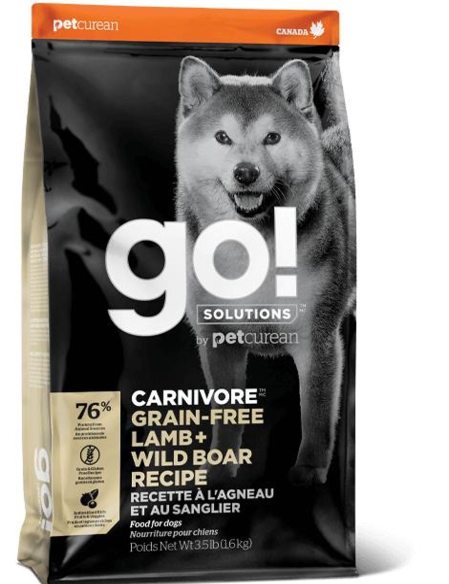 Dog Petcurean Dry Food | Petcurean Go! Solutions Carnivore Grain Free Lamb & Wild Boar Recipe Dry Dog Food