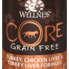 Dog Wellness | Wellness Core Grain Free Natural Turkey, Chicken And Turkey Liver Recipe Wet Canned Dog Food