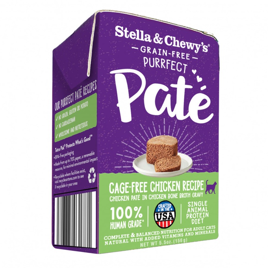 Cat Stella u0026 Chewy's Raw Natural Pet Food Wet Food | Stella & Chewy'S Purrfect Pate Cage Free Chicken Recipe Wet Cat Food