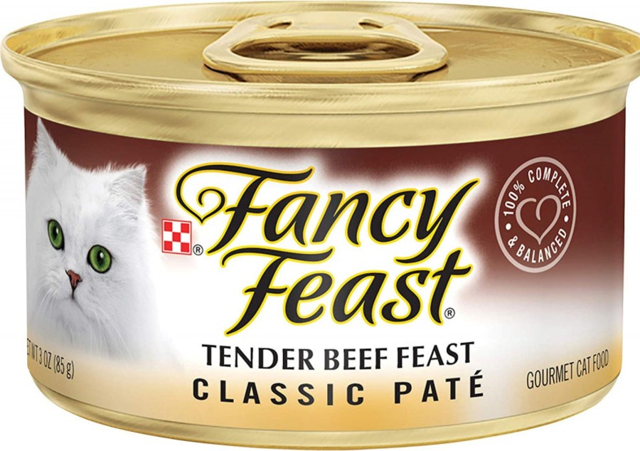 Cat Fancy Feast Wet Food | Fancy Feast Tender Beef Pate Canned Cat Food