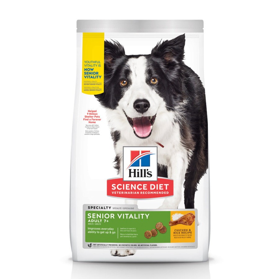 Dog Hill's Science Diet Dry Food | Hill'S Science Diet Adult 7+ Senior Vitality Chicken & Rice Recipe Dog Food