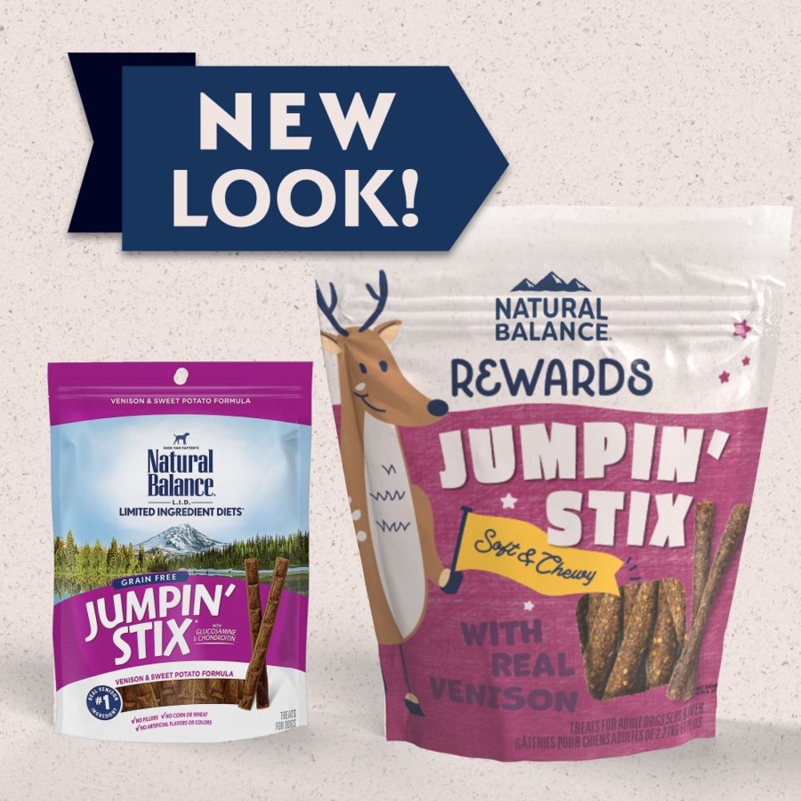 Dog Natural Balance | Natural Balance Rewards Jumpin' Stix With Real Venison Dog Treats