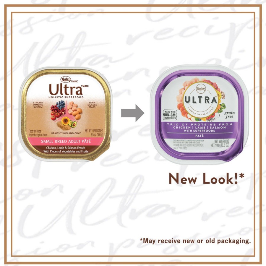 Dog Nutro | Nutro Ultra Adult Small To Large Dogs Chicken, Lamb And Salmon Pate Wet Dog Food