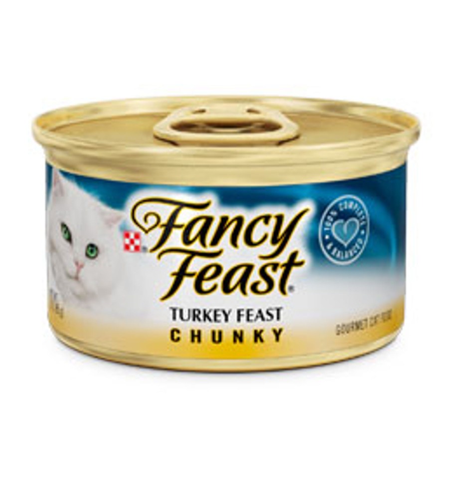 Cat Fancy Feast Wet Food | Fancy Feast Chunky Turkey Canned Cat Food