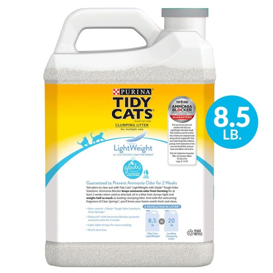 Cat Tidy Cats | Tidy Cats Clear Springs Scent Lightweight Glade Tough Odor Solutions Clumping Cat Litter