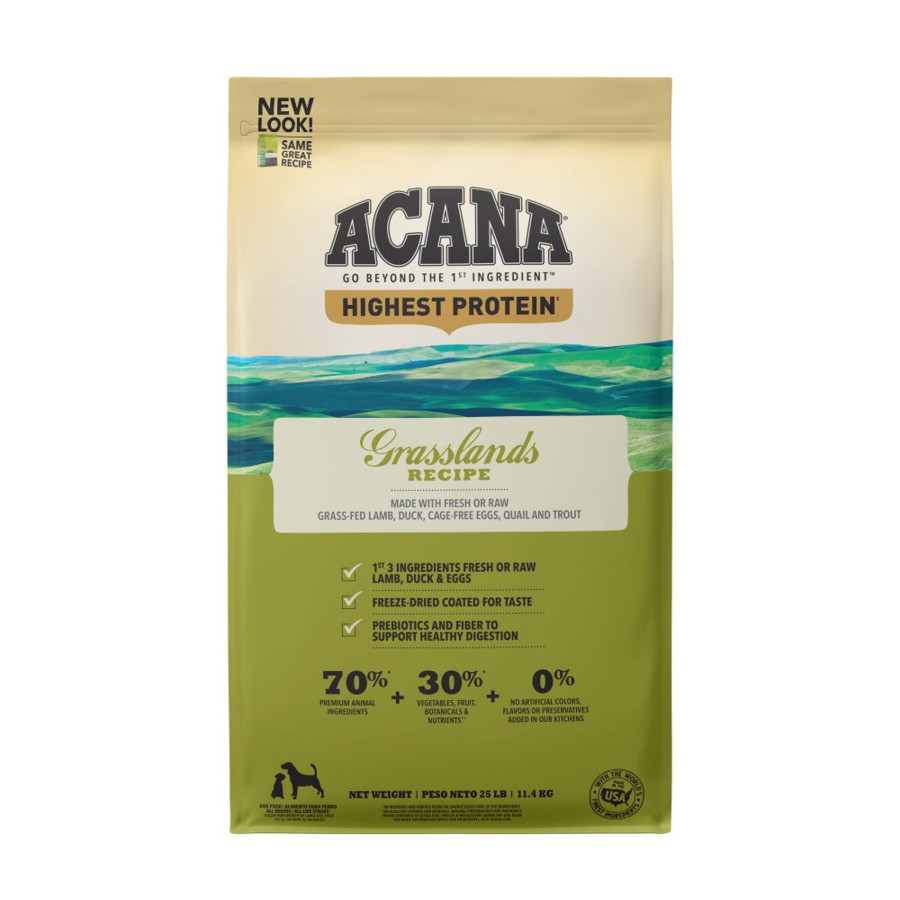 Dog ACANA | Acana Highest Protein Grasslands Recipe Dry Dog Food